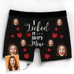 licked custom boxers